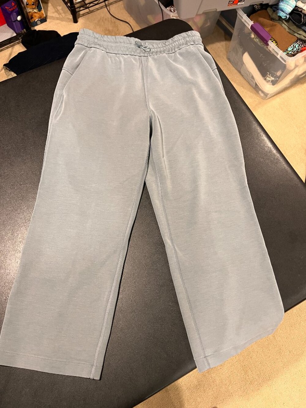 Lululemon Softstreme High-Rise Straight-Leg Pant Greyish Blue Size 6 LW6BZXS
